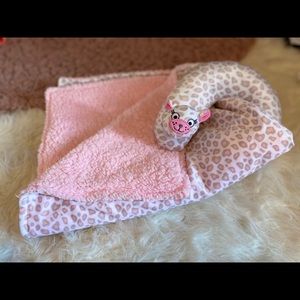Baby blanket and pillow.